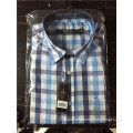 High quality cotton check shirt for men